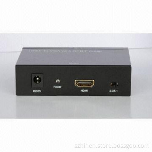 HDMI to VGA adapter with SPDIF Audio